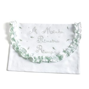 First green leaf clothes bag