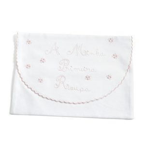 First outfit bag pink flowers