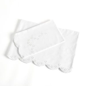 White Hand Embroidered Marigold Sheet