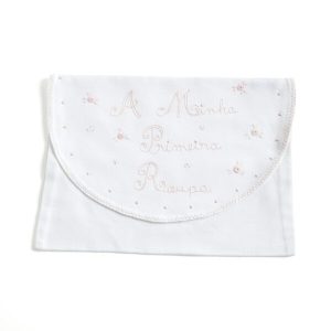 First outfit bag with flowers