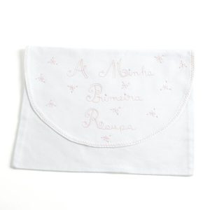 First pink outfit bag