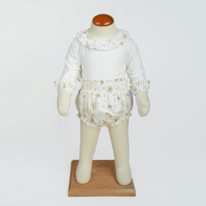 Baby Flower Diaper Cover Set